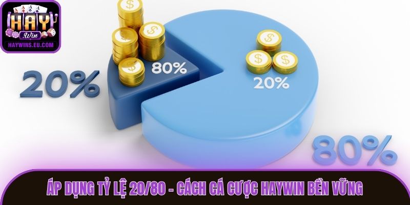 Áp dụng tỷ lệ 20/80 - Cách cá cược Haywin bền vững