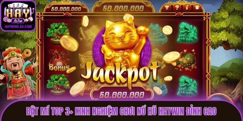 Bật mí top 3+ kinh nghiệm chơi nổ hũ Haywin đỉnh cao