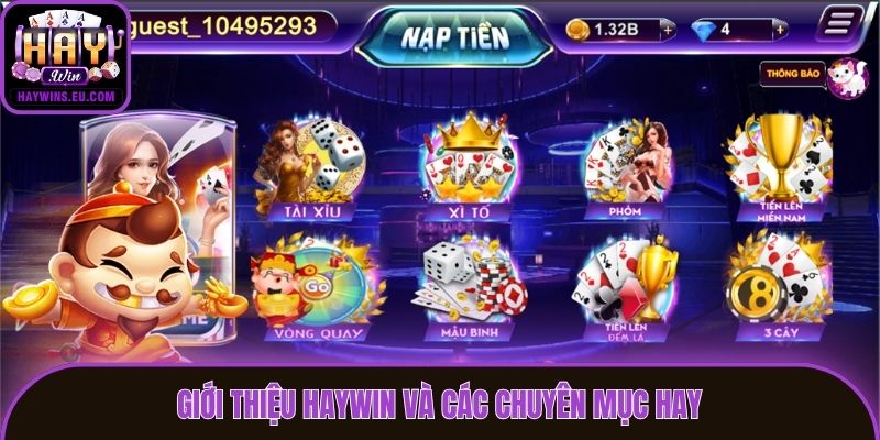 Giới thiệu Haywin và các chuyên mục hay