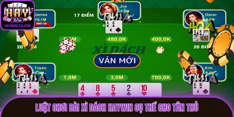 Luật chơi bài Xì Dách Haywin cụ thể cho tân thủ