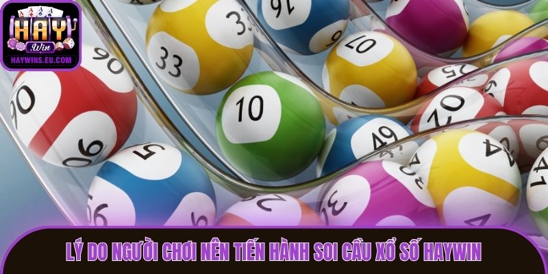 Lý do người chơi nên tiến hành soi cầu xổ số Haywin
