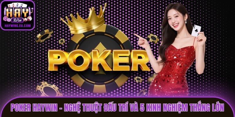 Poker Haywin - Nghệ Thuật Đấu Trí Và 5 Kinh Nghiệm Thắng Lớn