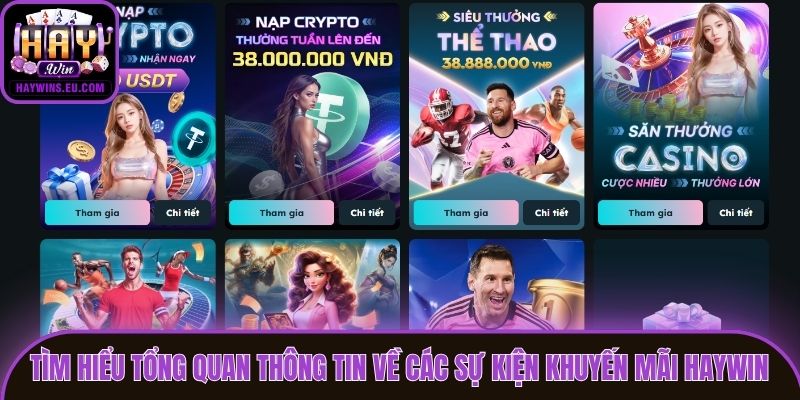 Tìm hiểu tổng quan thông tin về các sự kiện khuyến mãi Haywin